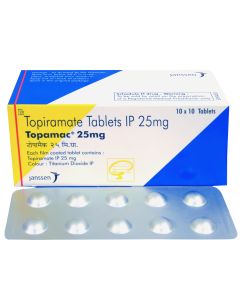 TOPAMAC 25MG TAB 10S