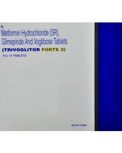 Trivoglitor Forte 2 Tablet SR 10's