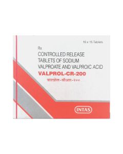 VALPROL CR 200MG TAB 15S