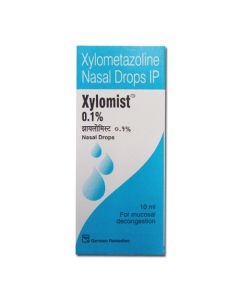 XYLOMIST 0.1% NASAL DROPS 10ML