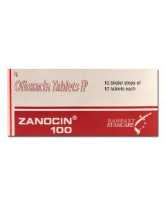 ZANOCIN 100MG TAB 10S