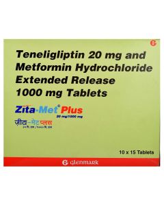 ZITA MET PLUS 20MG/1000MG TAB 15'S