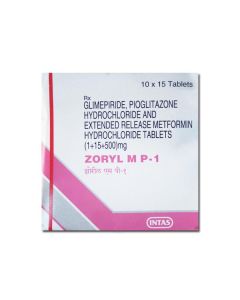 ZORYL MP 1MG TAB 15S