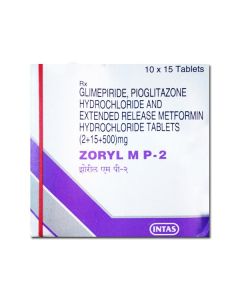 ZORYL MP 2MG TAB 15'S