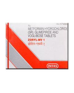 ZORYL MV 1MG TAB 15S
