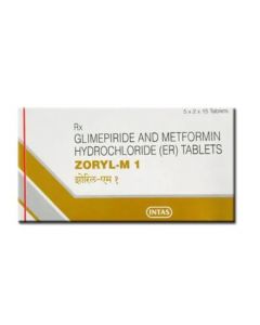 ZORYL M 1MG TAB 20S